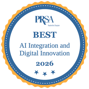 PRSA Nashville Chapter: Best AI Integration and Digital Innovation, 2026